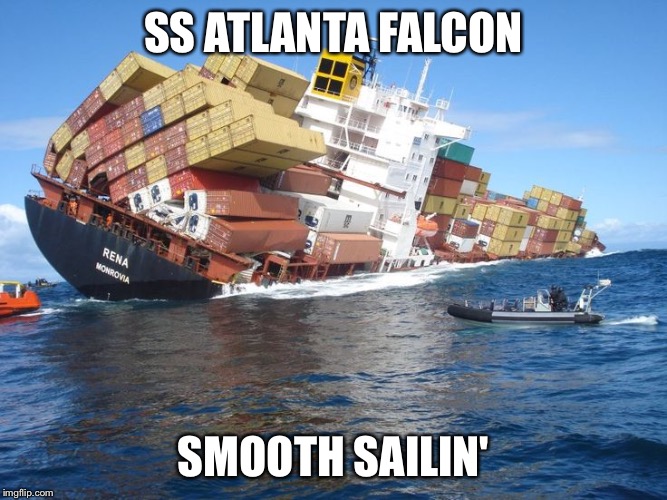 S.S. Atlanta Falcon | SS ATLANTA FALCON; SMOOTH SAILIN' | image tagged in memes,atlanta falcons | made w/ Imgflip meme maker