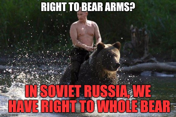 Right to bear arms? 