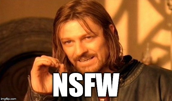 One Does Not Simply Meme | NSFW | image tagged in memes,one does not simply | made w/ Imgflip meme maker