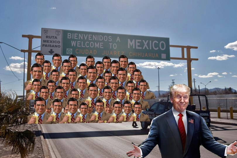 High Quality Trump brick wall Blank Meme Template