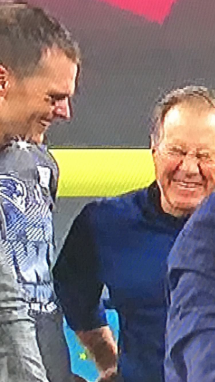 High Quality Brady and Belichick laughing Blank Meme Template