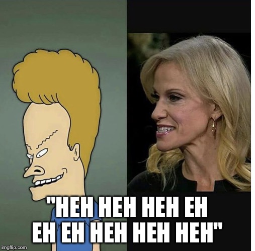 Kellyanne Conway | "HEH HEH HEH EH EH EH HEH HEH HEH" | image tagged in kellyanne conway | made w/ Imgflip meme maker