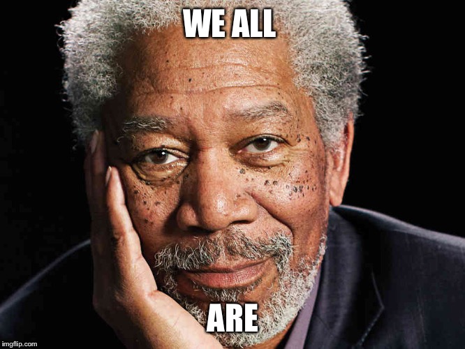 Freeman | WE ALL ARE | image tagged in freeman | made w/ Imgflip meme maker