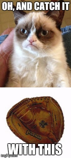 OH, AND CATCH IT WITH THIS | made w/ Imgflip meme maker