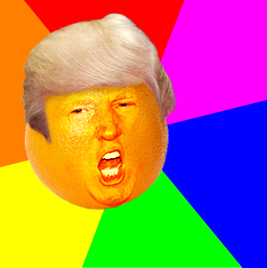 High Quality Annoying Orange Trump Drumpf Blank Meme Template