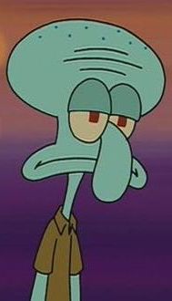 Sad squidward Blank Template - Imgflip