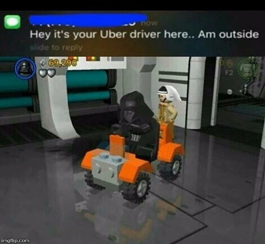 image tagged in itrs ur uber driver | made w/ Imgflip meme maker