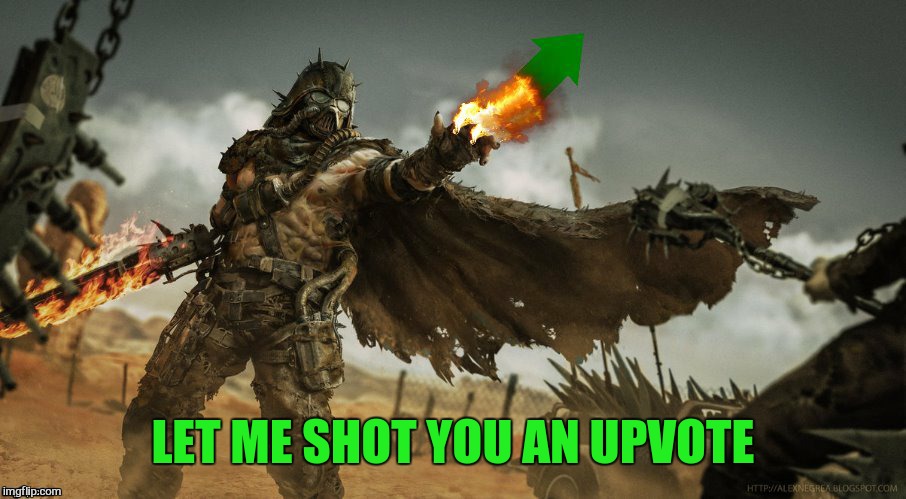 LET ME SHOT YOU AN UPVOTE | made w/ Imgflip meme maker