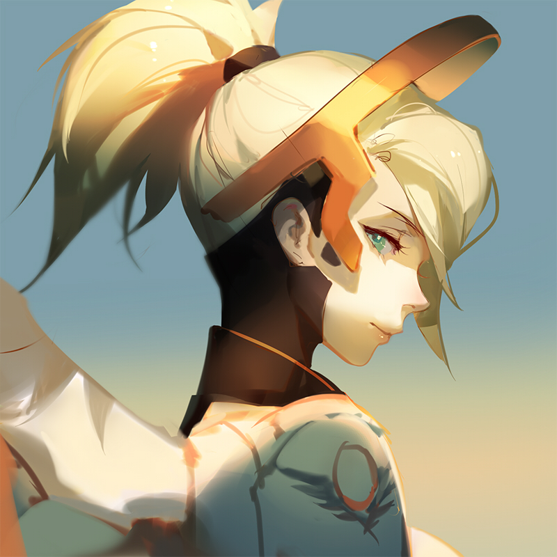 High Quality MERCY Blank Meme Template