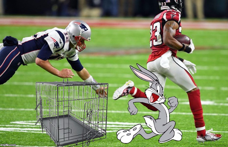 Alford Got Away | image tagged in brady,tom brady,superbowl,alford,bugs bunny | made w/ Imgflip meme maker