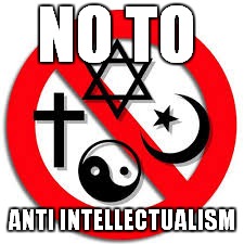 NO TO; ANTI INTELLECTUALISM | image tagged in ramen | made w/ Imgflip meme maker