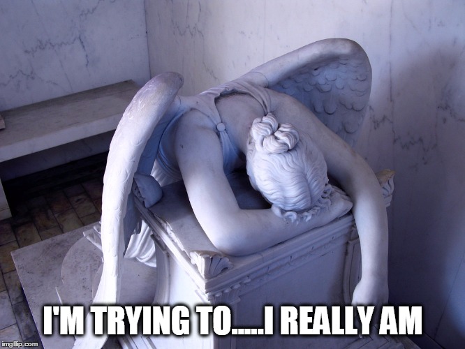 guardian angel | I'M TRYING TO.....I REALLY AM | image tagged in guardian angel | made w/ Imgflip meme maker