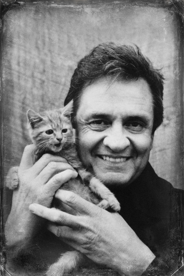 Johnny Cash Cat Blank Meme Template