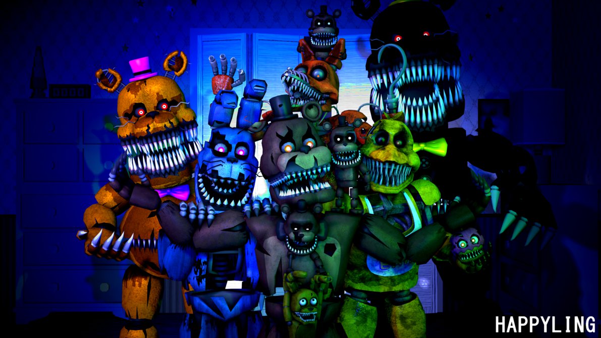 High Quality fnaf will love you  Blank Meme Template