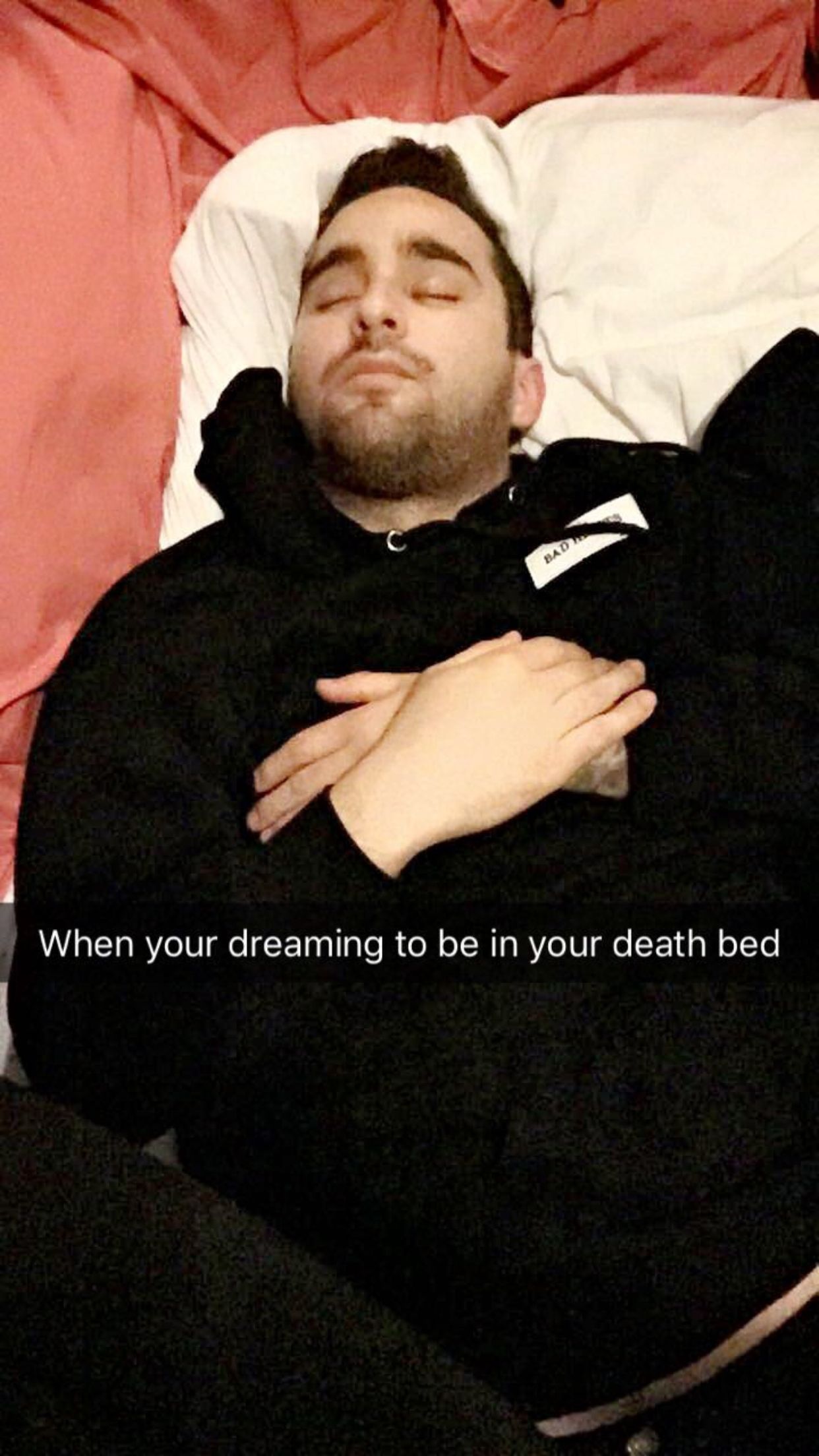 Sleeping on yall Blank Meme Template