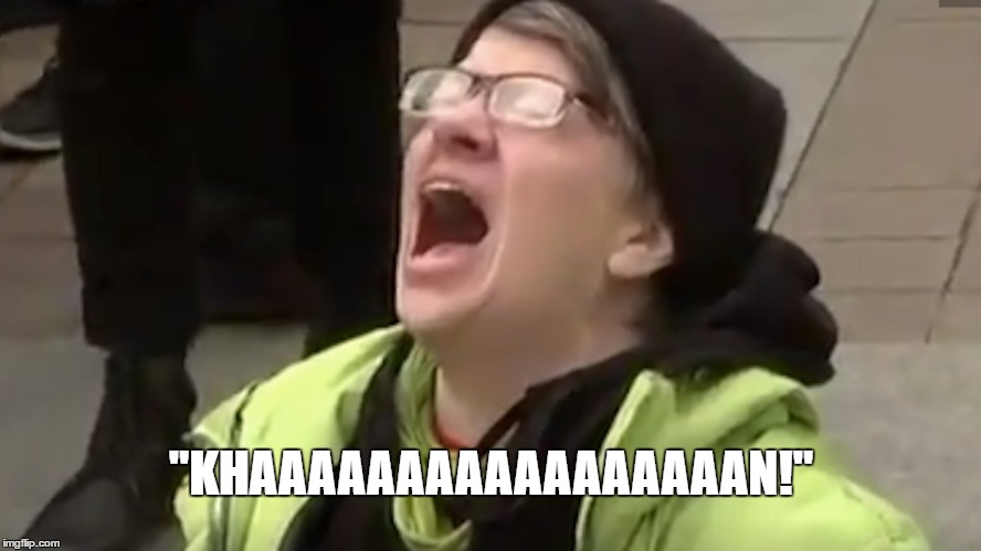Any Star Trek fans out there? | "KHAAAAAAAAAAAAAAAAAN!" | image tagged in star trek | made w/ Imgflip meme maker