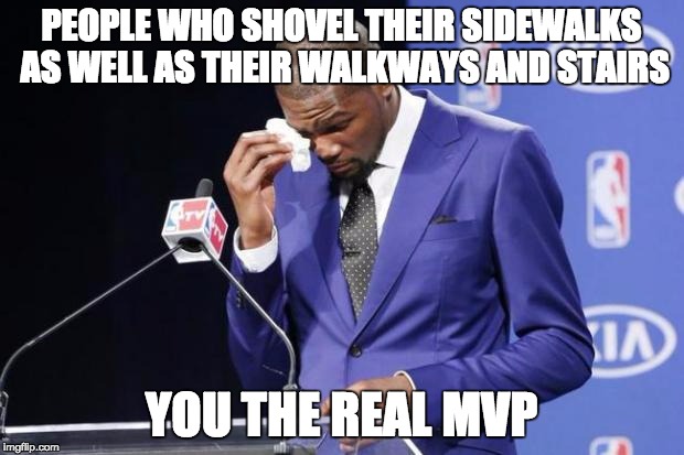 You The Real MVP 2 | PEOPLE WHO SHOVEL THEIR SIDEWALKS AS WELL AS THEIR WALKWAYS AND STAIRS; YOU THE REAL MVP | image tagged in memes,you the real mvp 2,AdviceAnimals | made w/ Imgflip meme maker