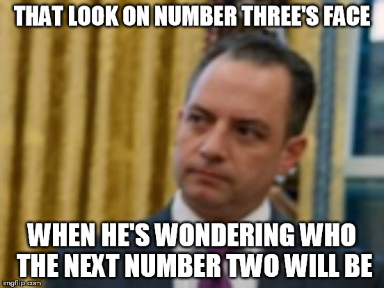 THAT LOOK ON NUMBER THREE'S FACE WHEN HE'S WONDERING WHO THE NEXT NUMBER TWO WILL BE | made w/ Imgflip meme maker