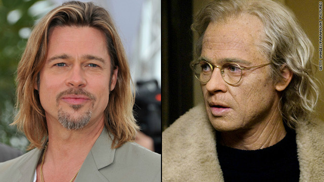 Young and Old Brad Pitt Blank Meme Template