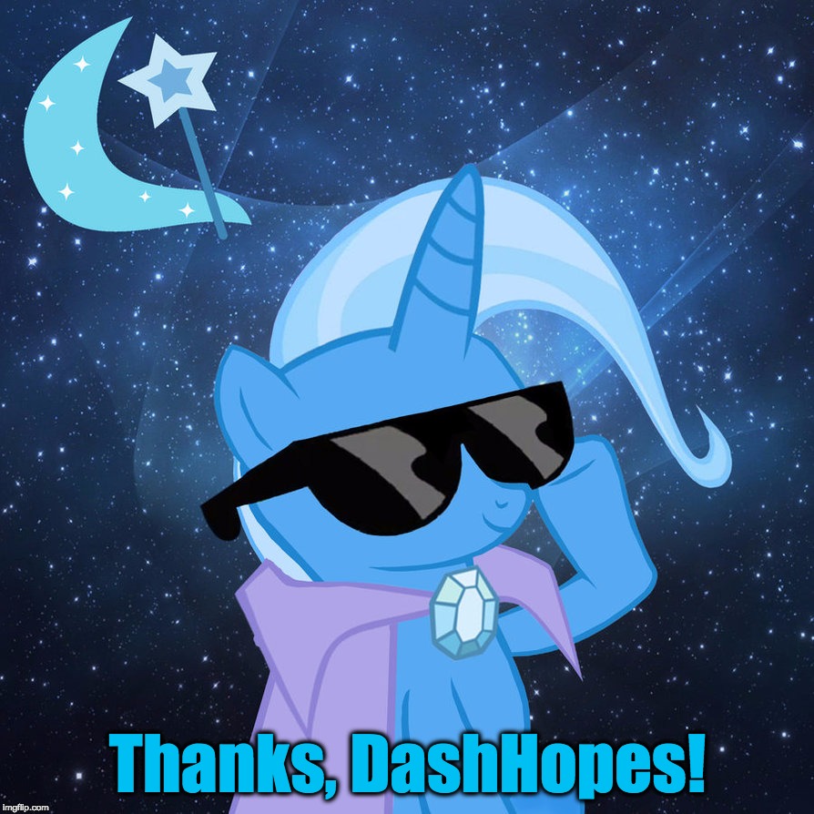 Thanks, DashHopes! | made w/ Imgflip meme maker