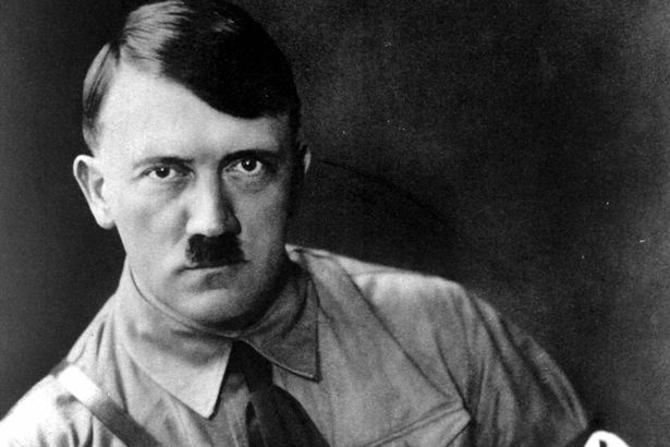 Hitler Serious Lean Landscape Blank Meme Template