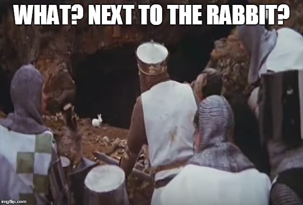 WHAT? NEXT TO THE RABBIT? | made w/ Imgflip meme maker