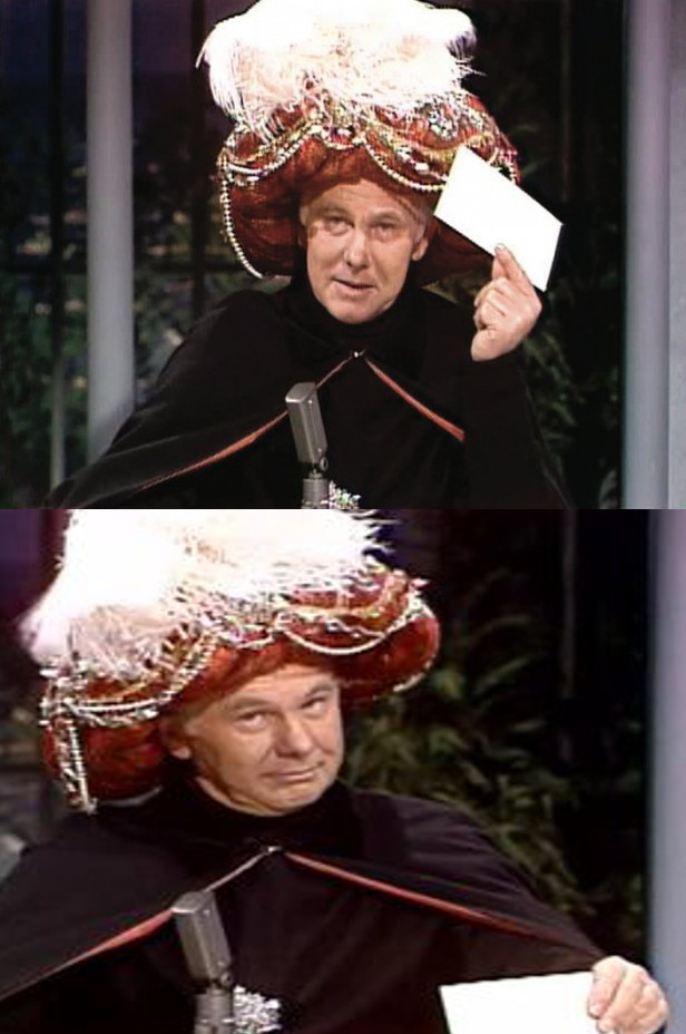 Carnac the Magnificent 3 Blank Meme Template