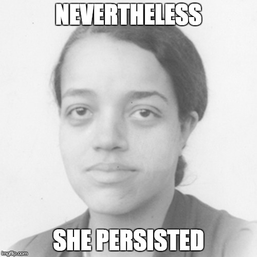 Dorothy Johnson Vaughan | NEVERTHELESS; SHE PERSISTED | image tagged in women,nasa | made w/ Imgflip meme maker