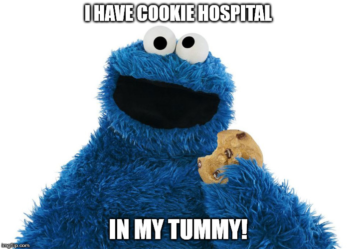 I HAVE COOKIE HOSPITAL IN MY TUMMY! | made w/ Imgflip meme maker