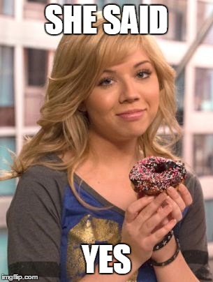 I couldn't afford the wedding ring. | SHE SAID; YES | image tagged in donuts,marriage,love,happiness,awesome,epic | made w/ Imgflip meme maker