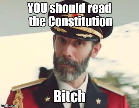 YOU should read the Constitution B**ch | made w/ Imgflip meme maker