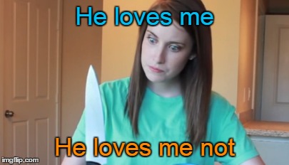 He loves me He loves me not | made w/ Imgflip meme maker