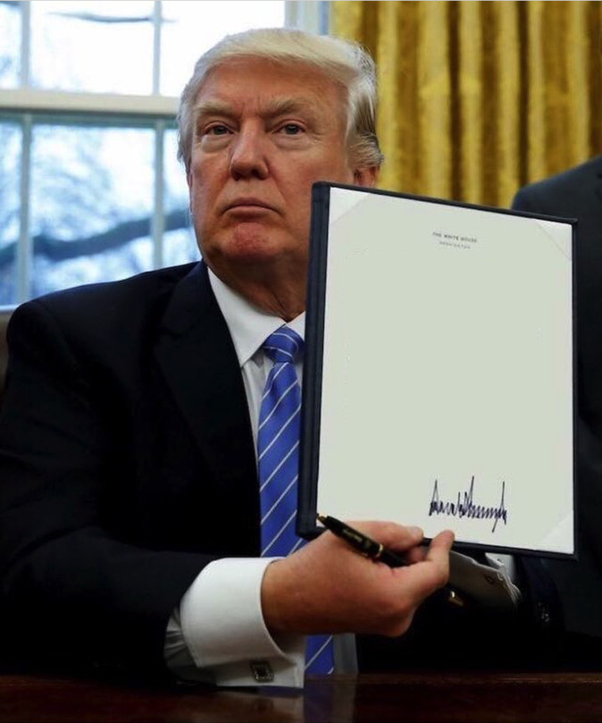 Trump Laws Blank Meme Template