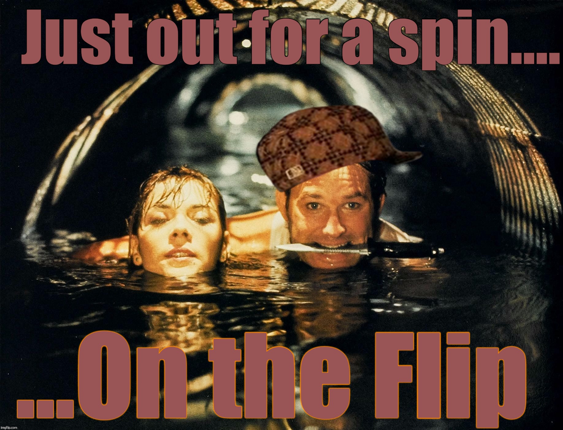 Out For the Fine Day. U could Try Yourself a little swim around the FLIP. OVER. | Just out for a spin.... ...On the Flip | image tagged in big trouble in little china,scumbag associates,jake it' chinatown,jackass,memes,funny memes | made w/ Imgflip meme maker