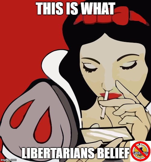 This Is What Libertarians Believe | THIS IS WHAT; LIBERTARIANS BELIEF | image tagged in libertarian,libertarians,party,snow white,disney,memes | made w/ Imgflip meme maker