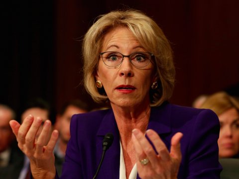 Betsy DeVos Blank Meme Template