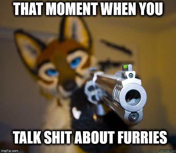 Rule N.1: Don't talk shit aout furries | THAT MOMENT WHEN YOU; TALK SHIT ABOUT FURRIES | image tagged in furry,memes | made w/ Imgflip meme maker