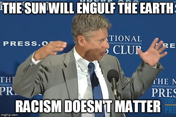 THE SUN WILL ENGULF THE EARTH; RACISM DOESN'T MATTER | made w/ Imgflip meme maker