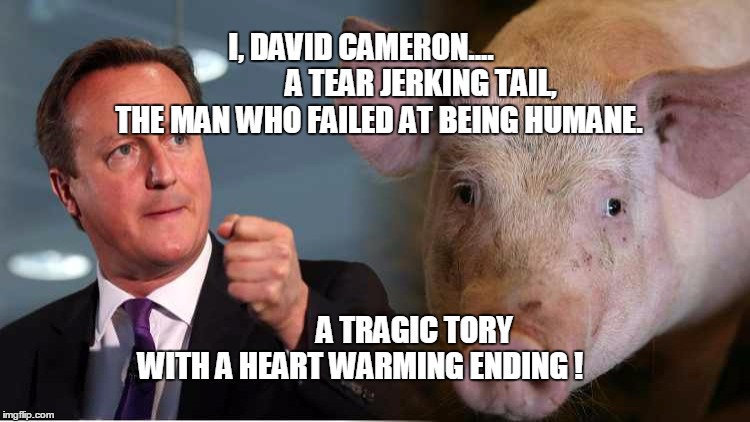 I, David Cameron   #wearenotalldavidcameron | I, DAVID CAMERON....                   
A TEAR JERKING TAIL, THE MAN WHO FAILED AT BEING HUMANE. A TRAGIC TORY WITH A HEART WARMING ENDING ! | image tagged in idavidcameron | made w/ Imgflip meme maker