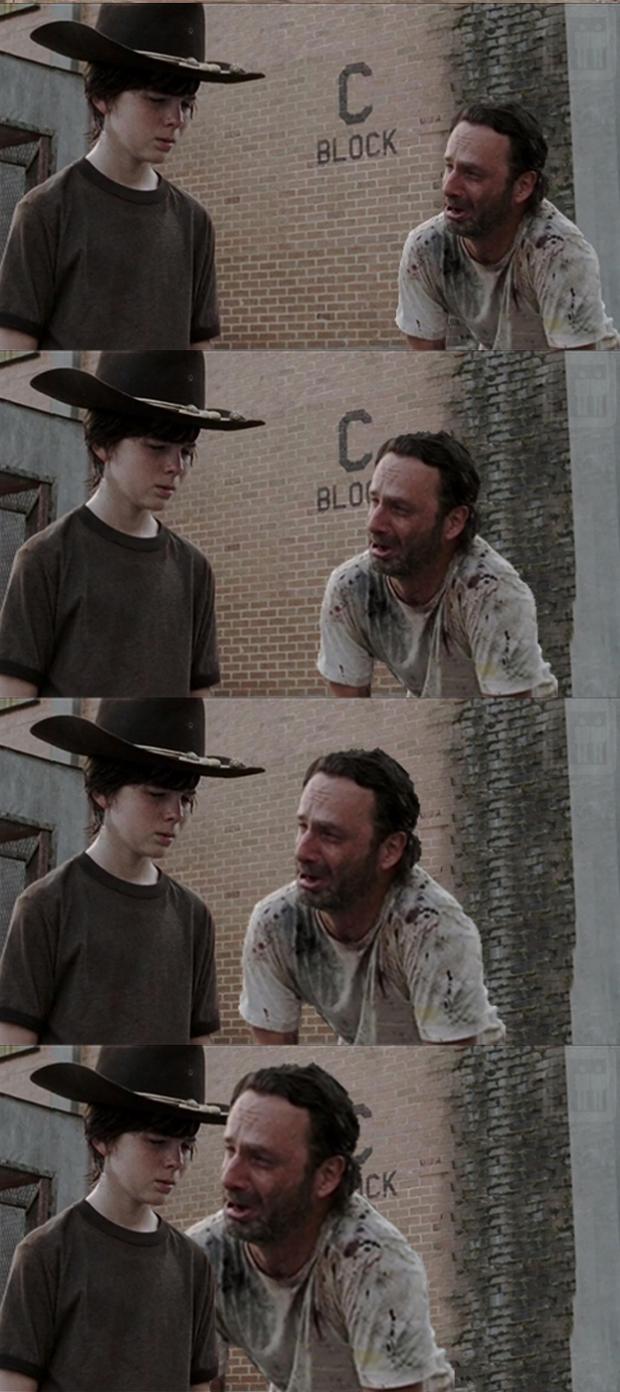 Rock and Carl Blank Meme Template