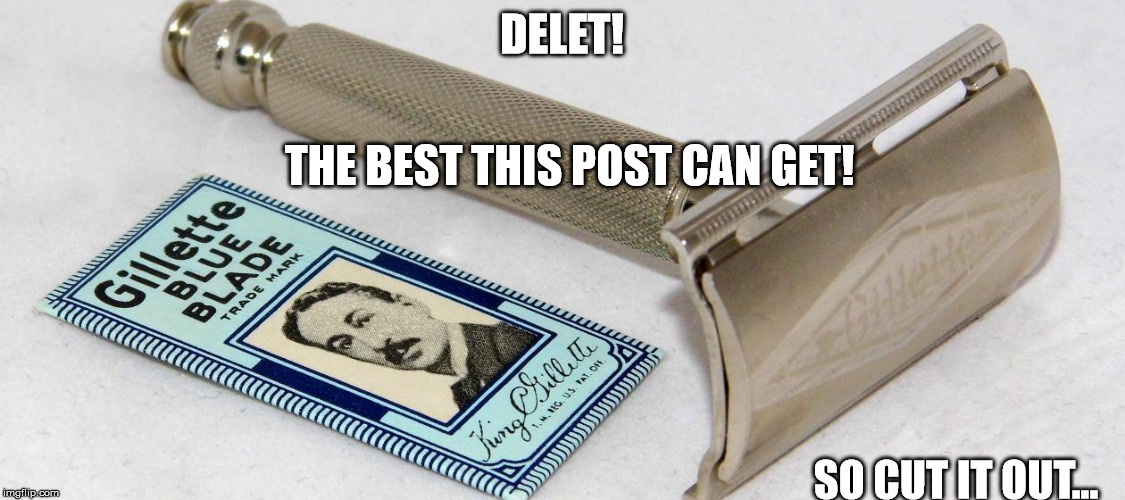 DELET! the best this post can get  | DELET! THE BEST THIS POST CAN GET! SO CUT IT OUT... | image tagged in delet dis,delete,post | made w/ Imgflip meme maker