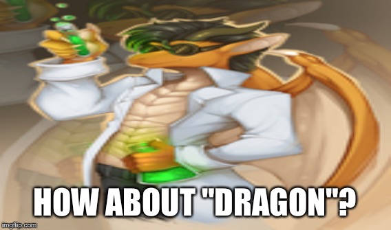 HOW ABOUT "DRAGON"? | made w/ Imgflip meme maker