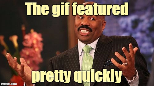 Steve Harvey Meme | The gif featured pretty quickly | image tagged in memes,steve harvey | made w/ Imgflip meme maker