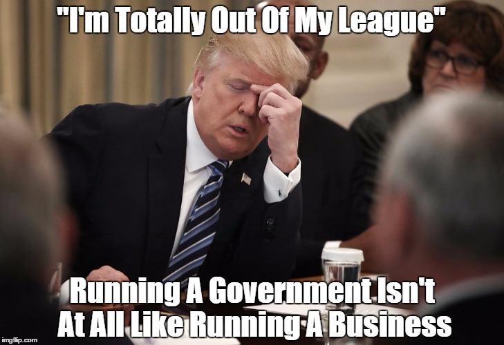 "I'm Totally Out Of My League" Running A Government Isn't At All Like Running A Business | made w/ Imgflip meme maker