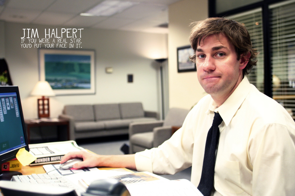 High Quality Jim halpert Blank Meme Template