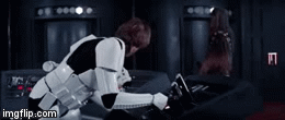 For Dealing With Trolls | BORING CONVERSATION ANYWAY | image tagged in gifs,memes,reactiongifs,star wars,han solo,trolls | made w/ Imgflip video-to-gif maker