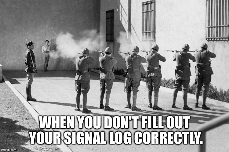 WHEN YOU DON'T FILL OUT YOUR SIGNAL LOG CORRECTLY. | image tagged in railroad,funny memes | made w/ Imgflip meme maker