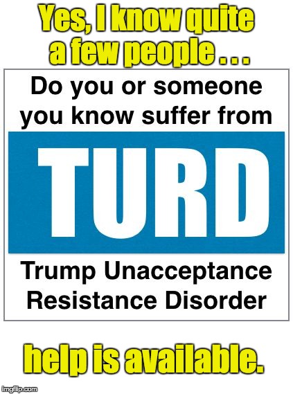 Resistance is futile. If that is too much, go ahead and crawl back to your safe space and play with your Play-Doh. | Yes, I know quite a few people . . . help is available. | image tagged in turd trump unacceptance and resistance disorder,turd,trump | made w/ Imgflip meme maker