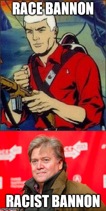 RACE BANNON; RACIST BANNON | image tagged in race | made w/ Imgflip meme maker