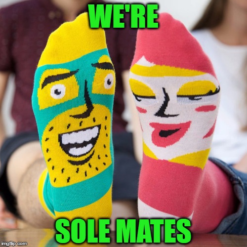 WE'RE SOLE MATES | made w/ Imgflip meme maker